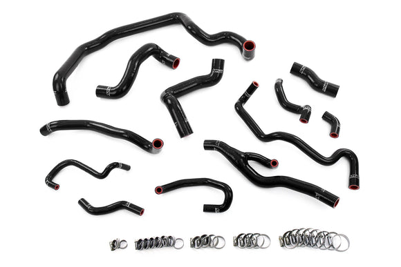 HPS シリコンクーラントホースキット Mini Cooper 1.6L Turbo (N14) Auto Trans 2007-2010用