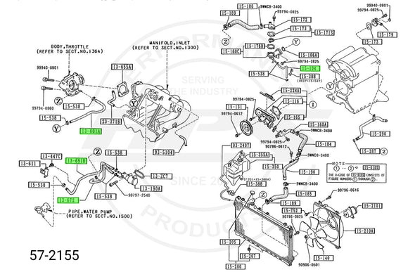 HPS シリコンクーラントホースキット Mazda Miata 1.6L 1990-1993用