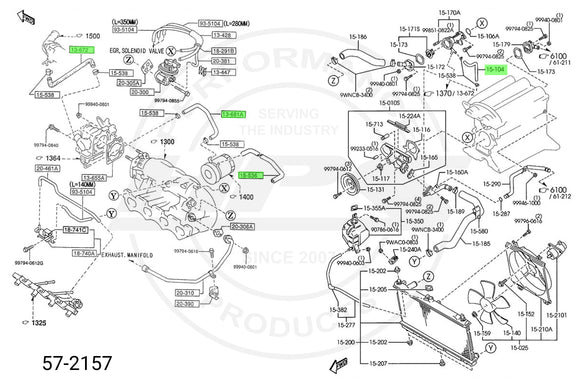 HPS シリコンクーラントホースキット Mazda Miata 1.8L 1999-2000用