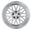 WORK MEISTER M1 3PIECE — Silver (SIL). WORK's 19 inch NORMAL wheel, shown as a finish reference for 18 inch NORMAL.