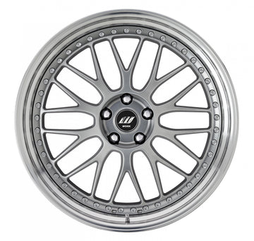 WORK ZISTANCE W10M — Crystal Silver (CS), 21 inch, 3-piece STEP RIM. WORK factory photo.