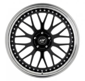 WORK ZISTANCE W10M — Black (BLK), 20 inch, 3-piece STEP RIM. WORK factory photo.
