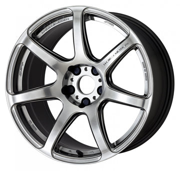 WORK EMOTION T7R 18 inch NORMAL, Glimit Silver (GTS), DEEP taper — WORK factory photo
