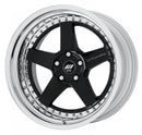 WORK ZISTANCE W5S — Black (BLK), 19 inch, 3-piece STEP RIM. WORK factory photo.