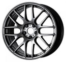 WORK EMOTION M8R — Glim Black (GTK), MIDDLE taper. WORK's 19 inch NORMAL wheel, shown as a finish reference for 18 inch NORMAL.