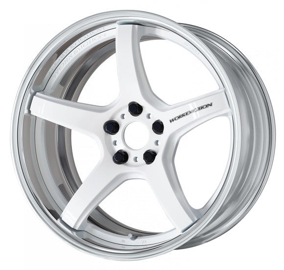WORK EMOTION T5R 2P 19 inch FULL REVERSE, White (WHT), Deep Concave — WORK factory photo