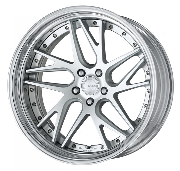 WORK GNOSIS CVX Deep Concave Matte Silver (MSL) – 21 inch STEP RIM wheel shown, reference for 22 inch STEP RIM