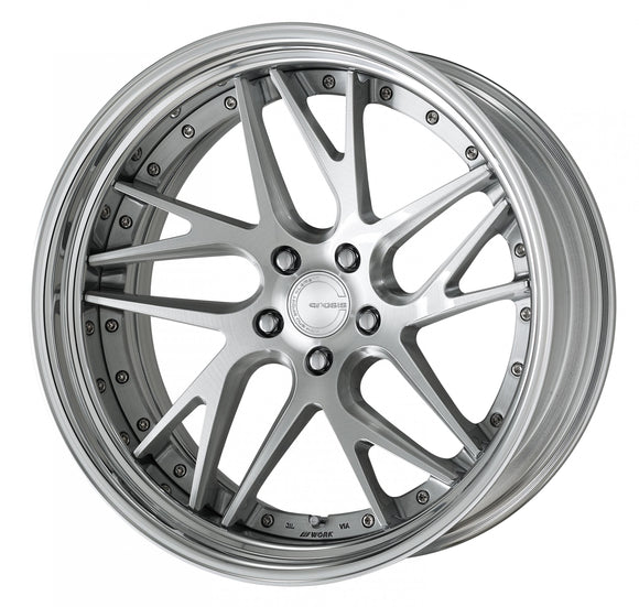 WORK GNOSIS CVX 21 inch STEP RIM, Deep Concave – Brushed (BRU)