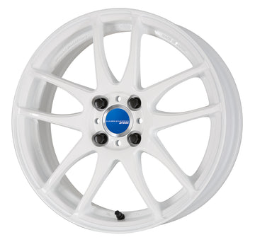 WORK EMOTION CR Kiwami — White (WHT), SEMI taper. WORK's 16 inch NORMAL wheel, shown as a finish reference for 15 inch NORMAL.