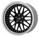WORK ZISTANCE W10M — Black (BLK), 19 inch, 3-piece STEP RIM. WORK factory photo.