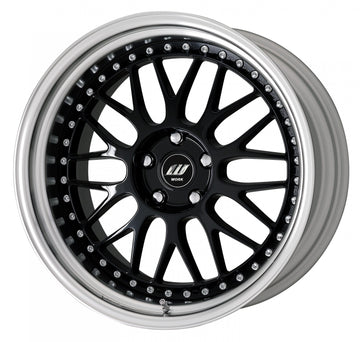 WORK ZISTANCE W10M — Black (BLK), 19 inch, 3-piece STEP RIM. WORK factory photo.
