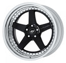 WORK ZISTANCE W5S — Black (BLK), 20 inch, 3-piece STEP RIM. WORK factory photo.