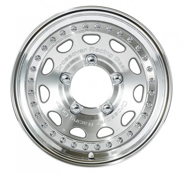 WORK CRAG GALVATRE — Cut Clear (MSP), 15 inch 3-piece NORMAL rim. WORK factory photo.