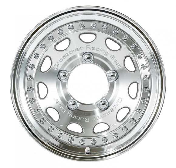 WORK CRAG GALVATRE — Cut Clear (MSP), 15 inch 3-piece NORMAL rim. WORK factory photo.