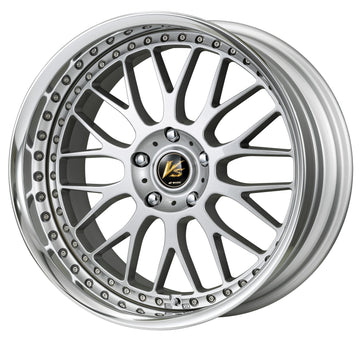 WORK VS XX Light Greyish Silver (LGS) – 19 inch FULL REVERSE wheel shown, finish reference for 18 inch FULL REVERSE