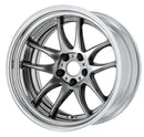 WORK EMOTION CR 2P 18 inch STEP RIM, Glimit Silver (GTS), Deep Concave — WORK factory photo