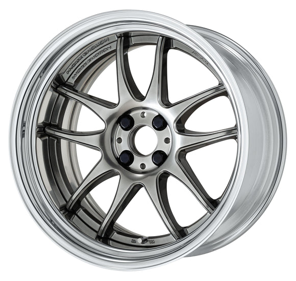 WORK EMOTION CR 2P 18 inch STEP RIM, Glimit Silver (GTS), Semi Concave — WORK factory photo