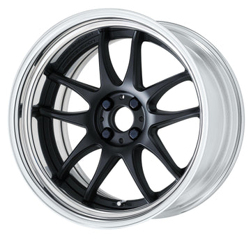 WORK EMOTION CR 2P 18 inch STEP RIM, Matte Black (MBL), Semi Concave — WORK factory photo