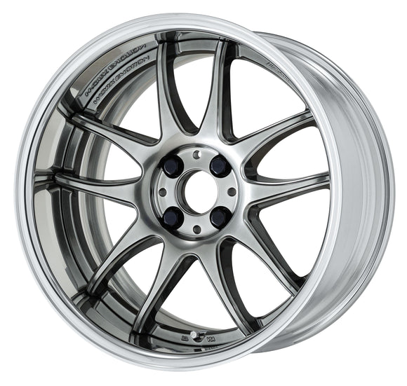 WORK EMOTION CR 2P 17 inch FULL REVERSE, Glimit Silver (GTS), Semi Concave — WORK factory photo