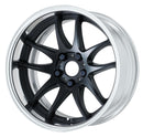 WORK EMOTION CR 2P — Matte Black (MBL), Deep Concave. WORK's 17 inch FULL REVERSE wheel, shown as a finish reference for 16 inch FULL REVERSE.