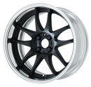 WORK EMOTION CR 2P — Matte Black (MBL), Semi Concave. WORK's 17 inch FULL REVERSE wheel, shown as a finish reference for 18 inch FULL REVERSE.