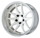 WORK EMOTION CR 2P 17 inch FULL REVERSE, White (WHT), Deep Concave — WORK factory photo