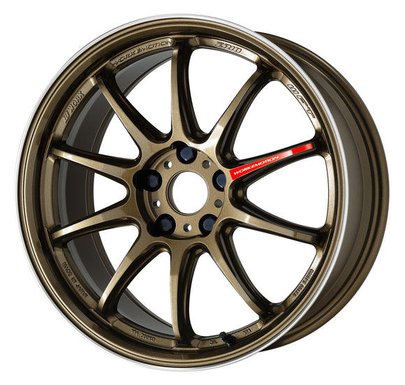 WORK EMOTION ZR10 18 inch NORMAL, Titanium Diamond Lip Cut (HGLC), MIDDLE taper — WORK factory photo