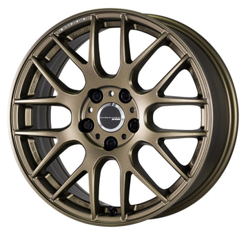 WORK EMOTION M8R — Ashed Titanium (AHG), SEMI taper. WORK's 17 inch NORMAL wheel, shown as a finish reference for 18 inch NORMAL.
