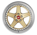 WORK ZISTANCE W5S — Gold (GLD), 19 inch, 3-piece STEP RIM. WORK factory photo.