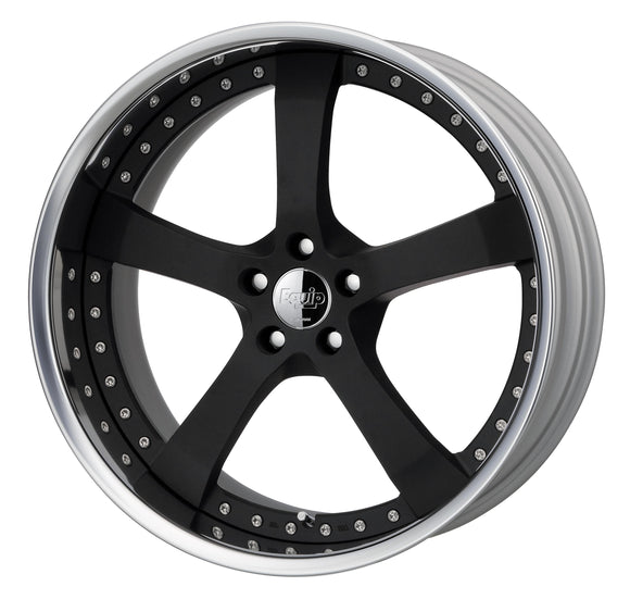 WORK EQUIP E05 3-piece wheel – Black Anodized (SKB)