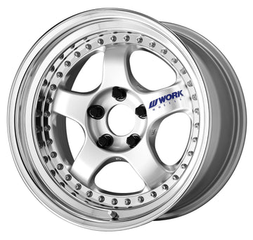 WORK MEISTER S1 3PIECE — Silver (SIL). WORK's 17 inch NORMAL wheel, shown as a finish reference for 16 inch NORMAL.