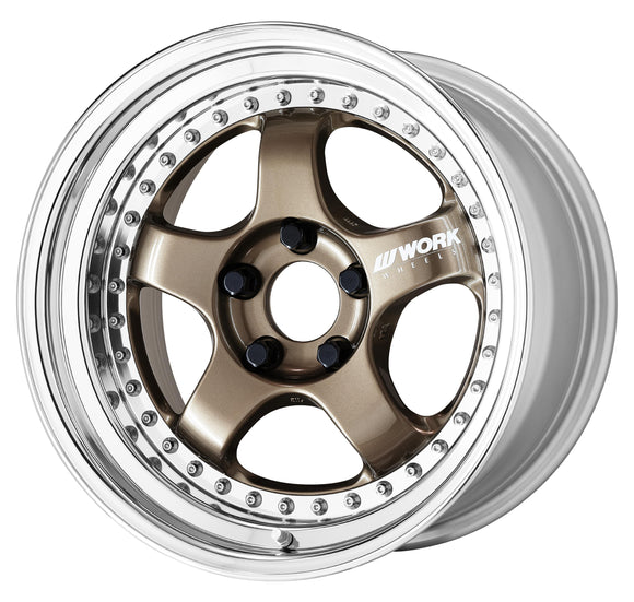 WORK MEISTER S1 3PIECE 17 inch NORMAL, Titanium Gold (HPG) — WORK factory photo