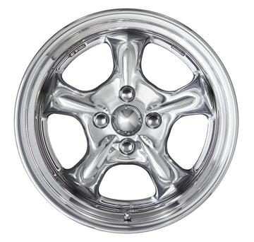 WORK GOOCARS HEMI — Hand Buff Finish (P), 15 inch, buff-finish rim, chrome centre cap