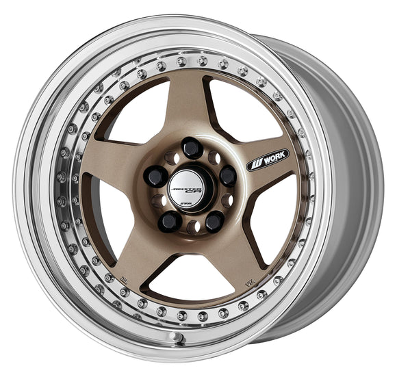 WORK MEISTER CR01 17 inch NORMAL, Titanium Gold (HPG) — WORK factory photo