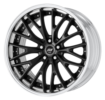 WORK ZEAST STX 20 inch STEP RIM, deep concave – Matte Black (MBL)