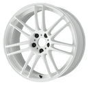 WORK EMOTION ZR7 — Titanium White (TW), MIDDLE taper. WORK's 19 inch NORMAL wheel, shown as a finish reference for 18 inch NORMAL.