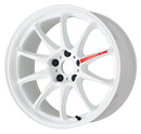 WORK EMOTION ZR10 — Azure White (AZW), DEEP taper. WORK's 18 inch NORMAL wheel, shown as a finish reference for 17 inch NORMAL.