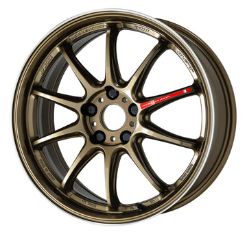 WORK EMOTION ZR10 — Titanium Diamond Lip Cut (HGLC), SEMI taper. WORK's 18 inch NORMAL wheel, shown as a finish reference for 16 inch NORMAL.
