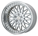 WORK VS XV FULL REVERSE – Silky Rich Silver (SRS); 20 inch wheel shown, finish reference for 19 inch