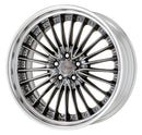 WORK SCHWERT GLASON 21 inch STEP RIM – Brilliant Silver Black