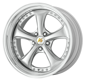 WORK VS KF# 19 inch STEP RIM – Light Greyish Silver (LGS) (official WORK product image)