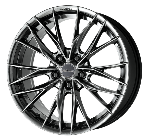 WORK SCHWERT BRUNNEN LX Glim Black – 19 inch wheel shown, finish reference for 18 inch