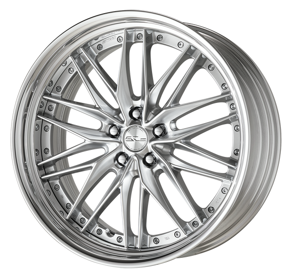 WORK SCHWERT QUELL2 21 inch STEP RIM – Grimit Bright Silver
