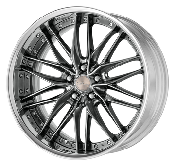 WORK SCHWERT QUELL2 Glim Black – 20 inch FULL REVERSE wheel shown, finish reference for 19 inch