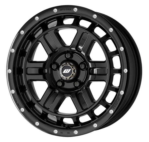 WORK CRAG T-GRABIC2 MC+ — Black Pierce Machining (BLKPM), 17 inch 7.0J +32