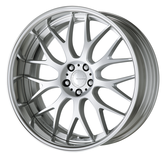 WORK GNOSIS RXM Matte Silver (MSL) – 21 inch FULL REVERSE wheel shown, finish reference for 22 inch FULL REVERSE