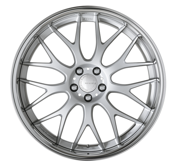 WORK GNOSIS RXM 21 inch FULL REVERSE – Matte Silver (MSL)