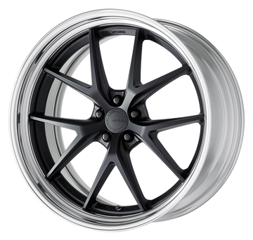 WORK GNOSIS RXS Matte Black (MBL) – 22 inch STEP RIM wheel shown, finish reference for 21 inch STEP RIM