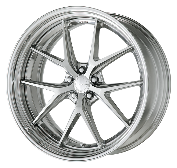 WORK GNOSIS RXS 22 inch STEP RIM – Composite Buff Brushed (PBU)
