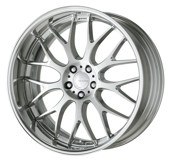 WORK GNOSIS RXM Composite Buff Brushed (PBU) – 21 inch FULL REVERSE wheel shown, finish reference for 20 inch FULL REVERSE